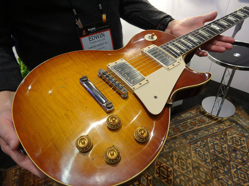 更新 ギブソン カスタムショップから かの有名な奥田民生所有1959年製レスポール 9 1165を徹底再現した Collector S Choice 29 Tamio Okuda 1959 Les Paul が限定生産にて登場 Vintage Original Spec V O S バージョンと Custom Aged バージョンの2種類を