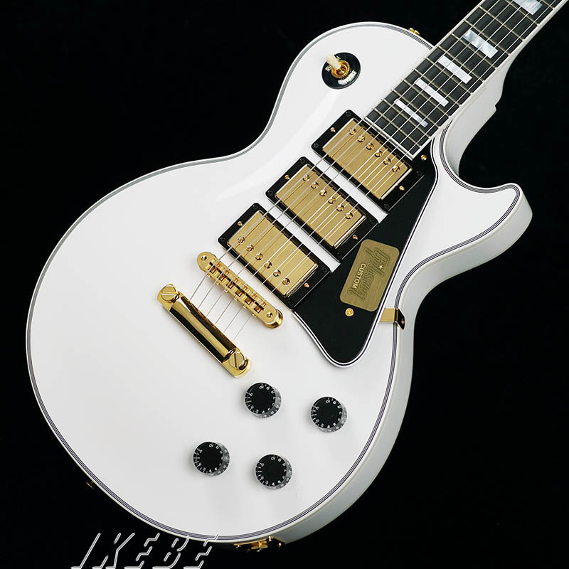 Gibsonレスポール カスタム 3ピックアップ アルペン ホワイトカラー入荷 こちらイケベ新製品情報局 Gibsonレスポール カスタム 3ピックアップ アルペン ホワイトカラー入荷 こちらイケベ新製品情報局