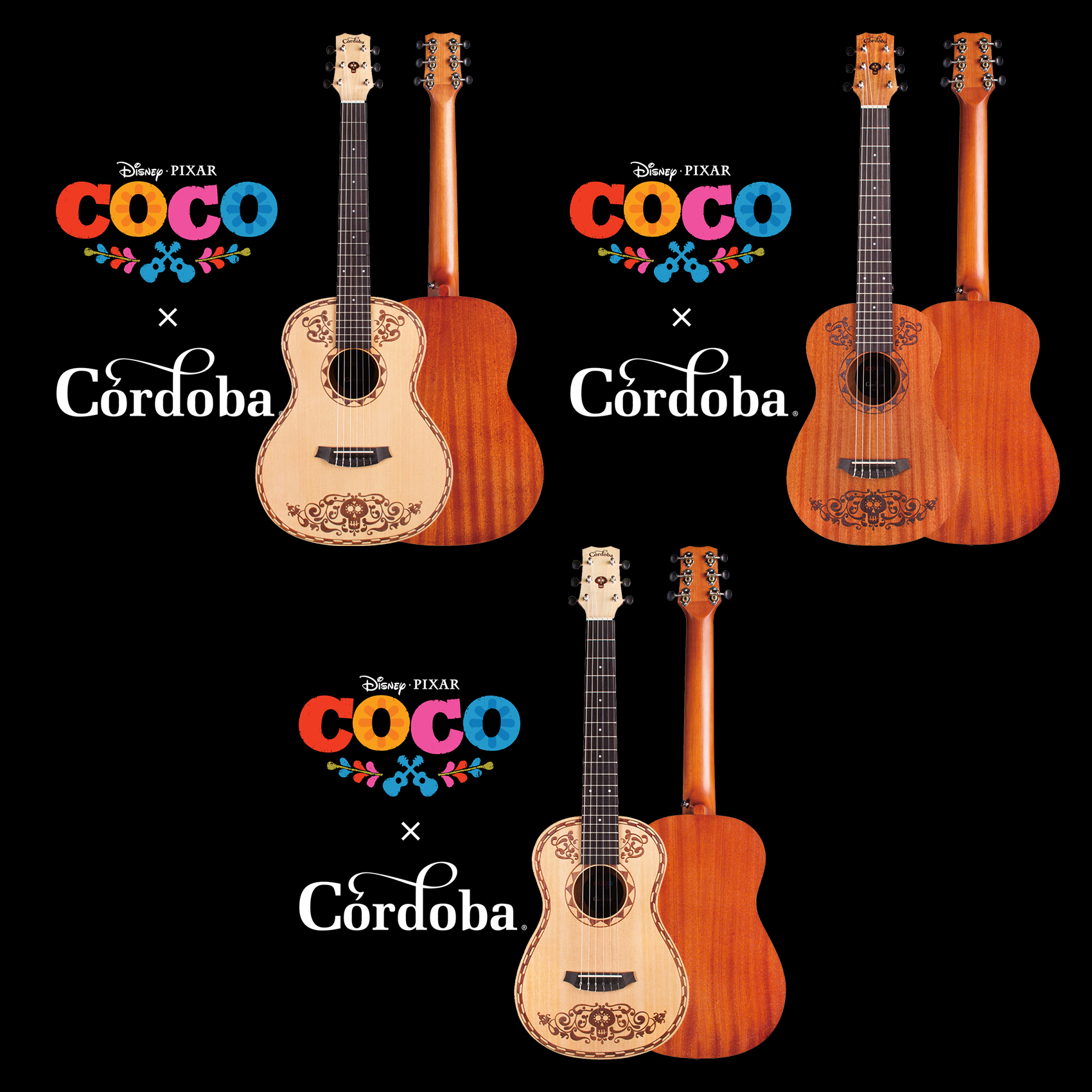 ディズニー ピクサー映画最新作 リメンバー ミー 原題 Coco のイメージで製作された Coco Cordobaナイロン弦ギターが登場 こちらイケベ新製品情報局