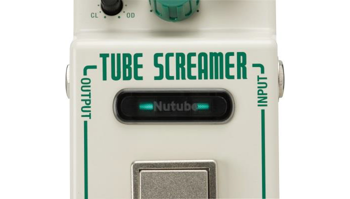 【Ibanez】「TUBE SCREAMER」と「NUTUBE」が合体したリアルチューブ・オーバードライブ、『NU TUBESCREAMER