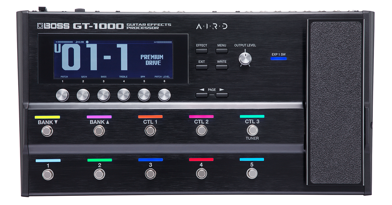 更新！！】【BOSS】「GT-1000（GUITAR EFFECTS PROCESSOR）」「RC-1-BK