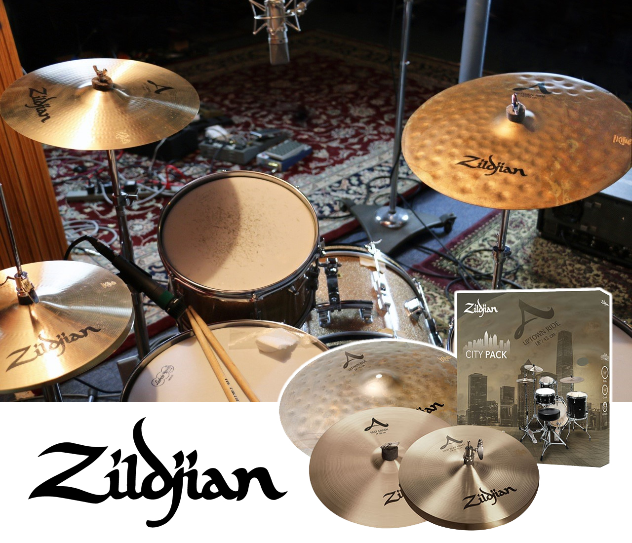 Zildjian】A Zildjianシリーズより、小口径ドラムセット用シンバル『A 