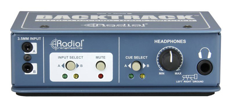 Radial】2つのステレオ入力に接続したオーディオソースの切り替えを 
