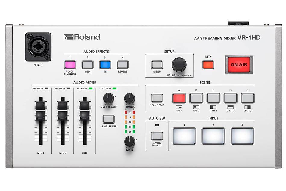 Roland ライブ配信に最適なavストリーミング ミキサー Vr 1hd が登場 こちらイケベ新製品情報局