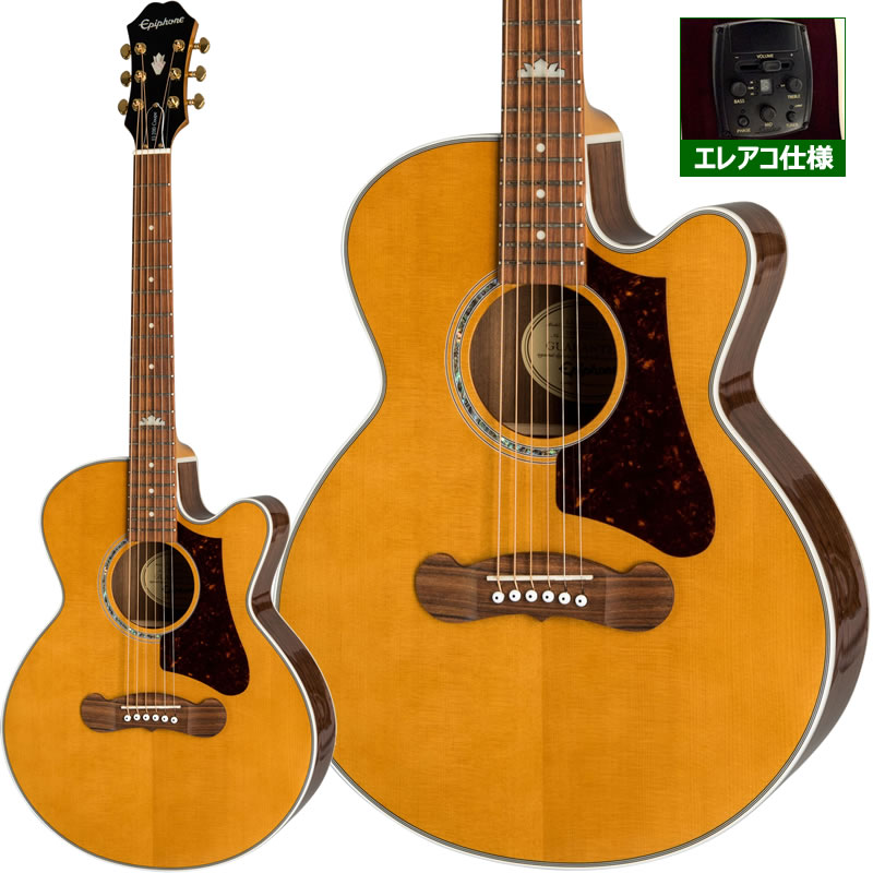 【ギブソン直系★美品】Epiphone☆EJ200 coupe！エレアコ！