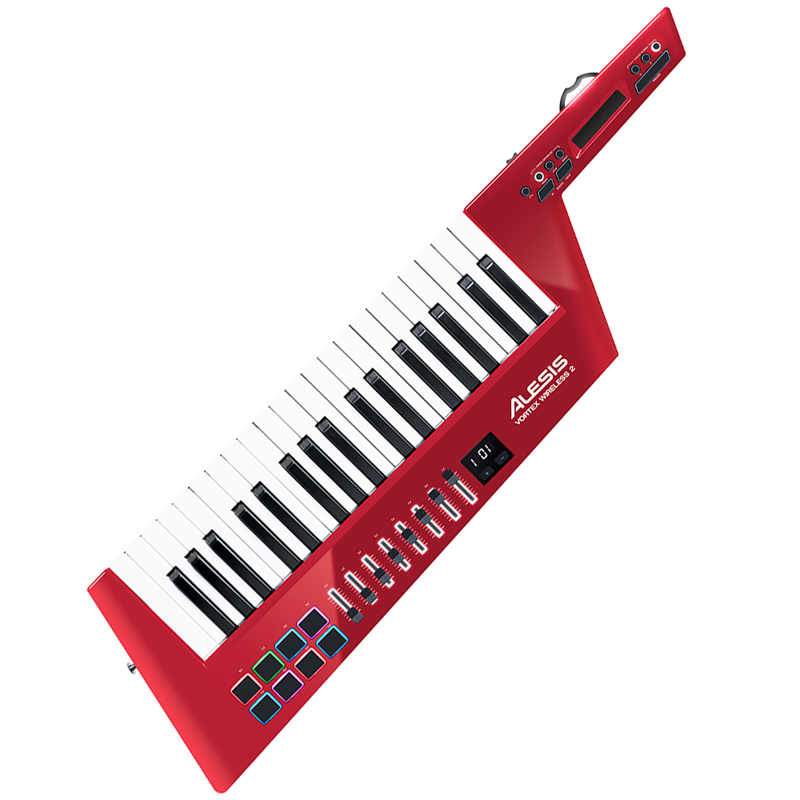 ALESIS】加速度センサー内蔵ワイヤレスUSBショルダ・キーボード