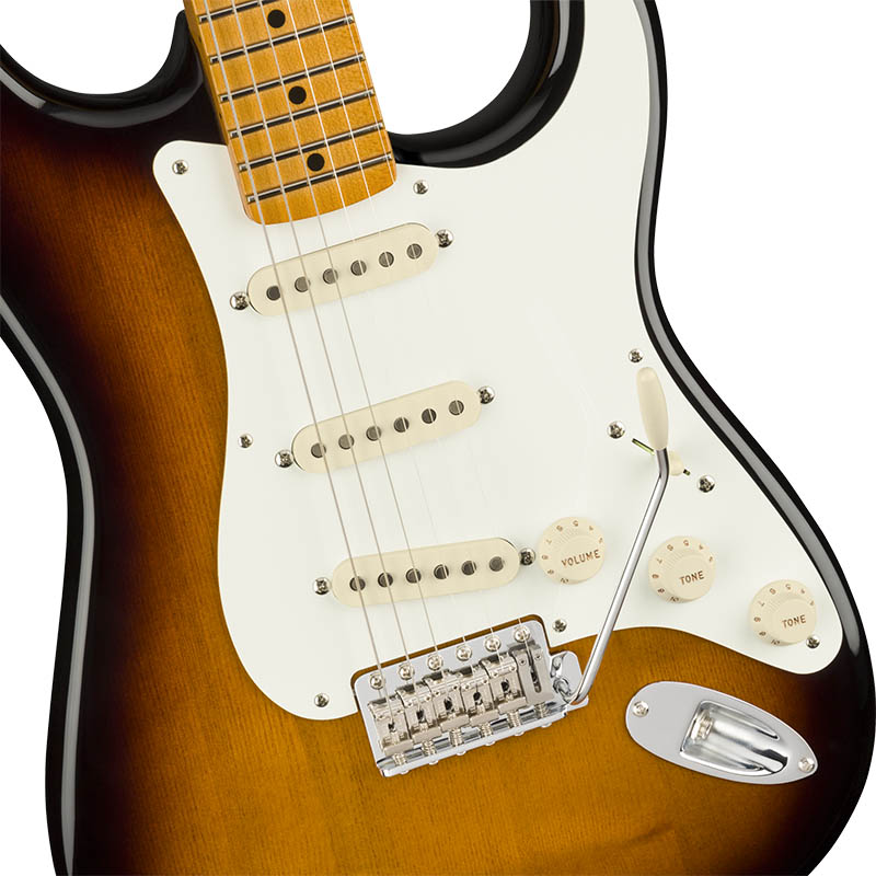 Fender】エリック・ジョンソンが長年愛用してきた1954年製ストラトキャスターを、彼自身が行ってきたカスタマイズを含め、忠実に再現したモデル「Eric  Johnson 1954 “Virginia” Stratocaster」が登場！ | こちらイケベ新製品情報局