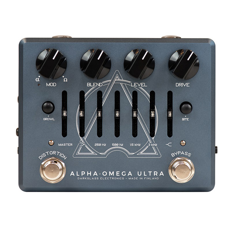 Darkglass Alpha Omega Dual Bass Preamp and Overdrive Pedal with DI and  Distortion