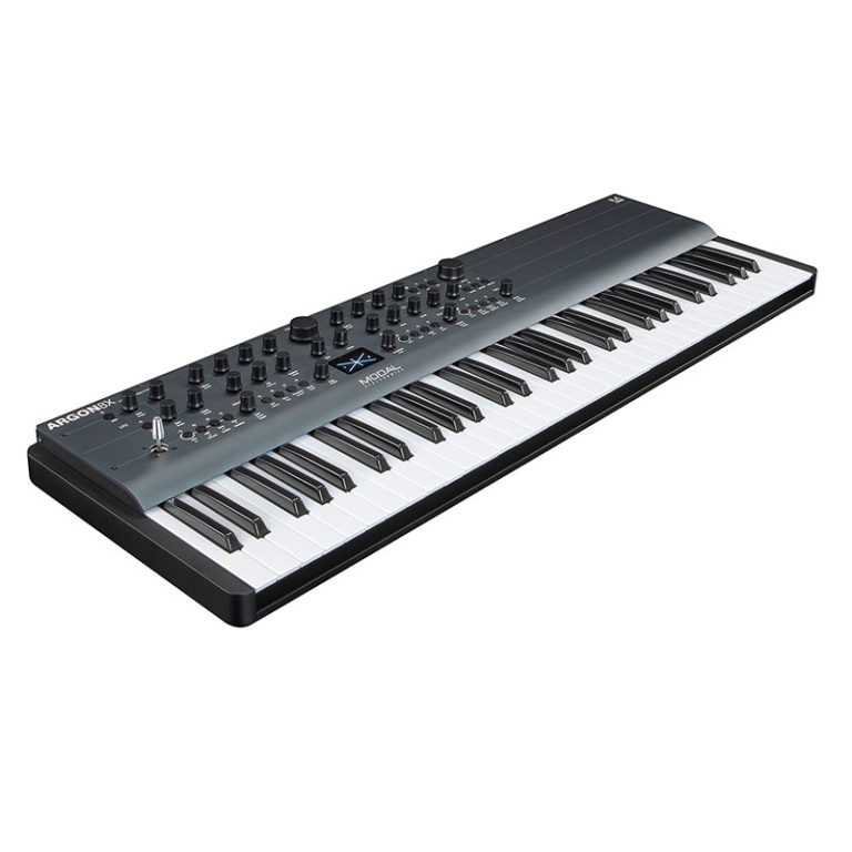 【Modal Electronics】ARGON 8と同様の音源を搭載し、イタリアFATAR製のセミウェイテッド61鍵盤仕様の8ボイス