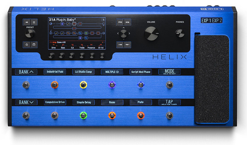 Line6 Helix Floor Lightning Blue www.krzysztofbialy.com