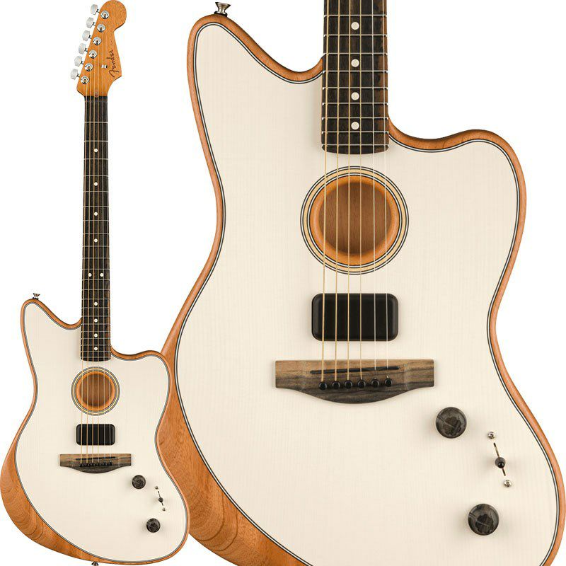 【Fender】革新的なアコースティックギター"American Acoustasonic Series"より、Jazzmasterモデルが新