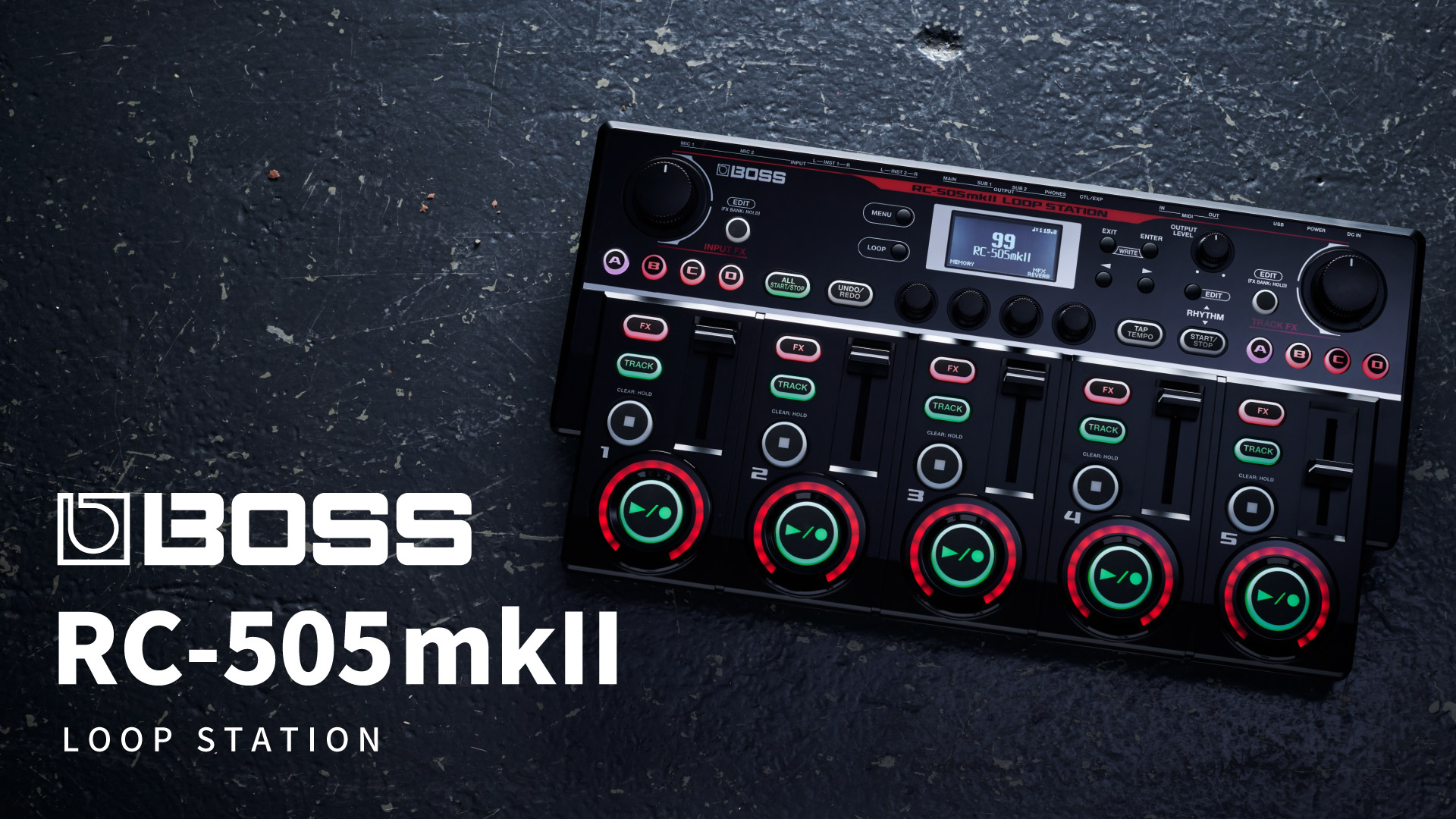 BOSS】テーブルトップ・ルーパー次世代機『RC-505mkII』が新登場 ...