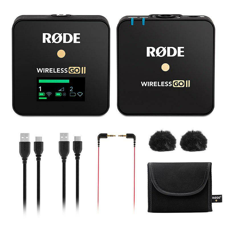 RODE】デュアルチャンネル対応ワイヤレスマイクシステム『Wireless GO