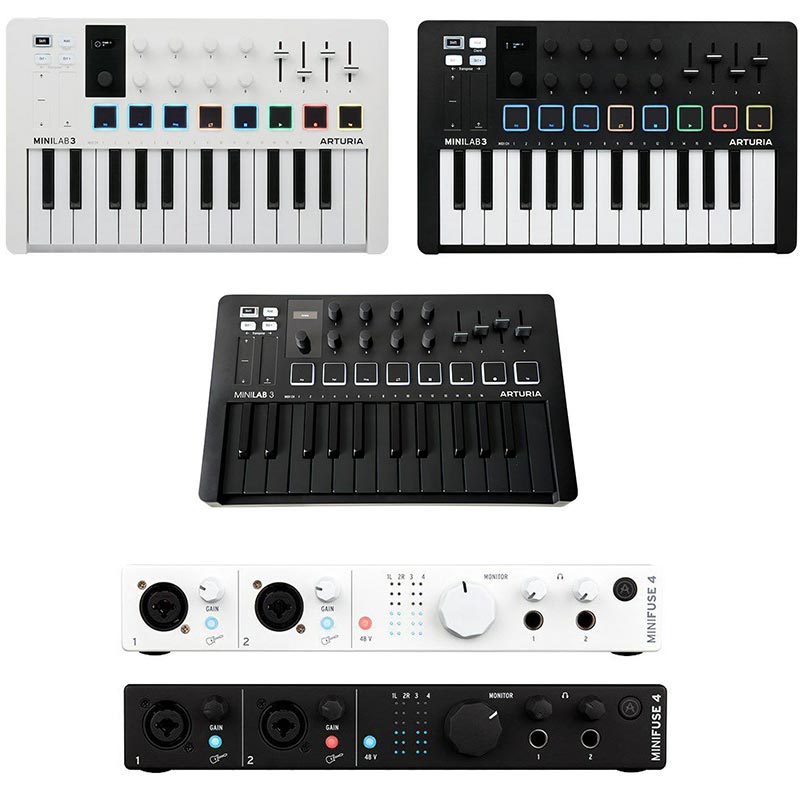 Arturia】コンパクトなMIDIコントローラー「MINILAB 3」と多彩な
