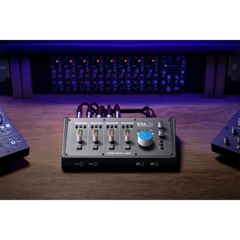 Solid State Logic】4Kスイッチ搭載の4つのマイク/ライン入力を