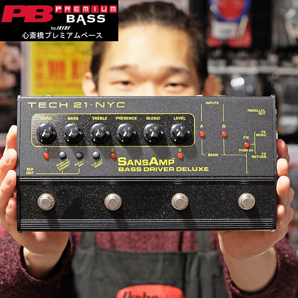 TECH21 SANSAMP BASS DRIVER DI サンズアンプ