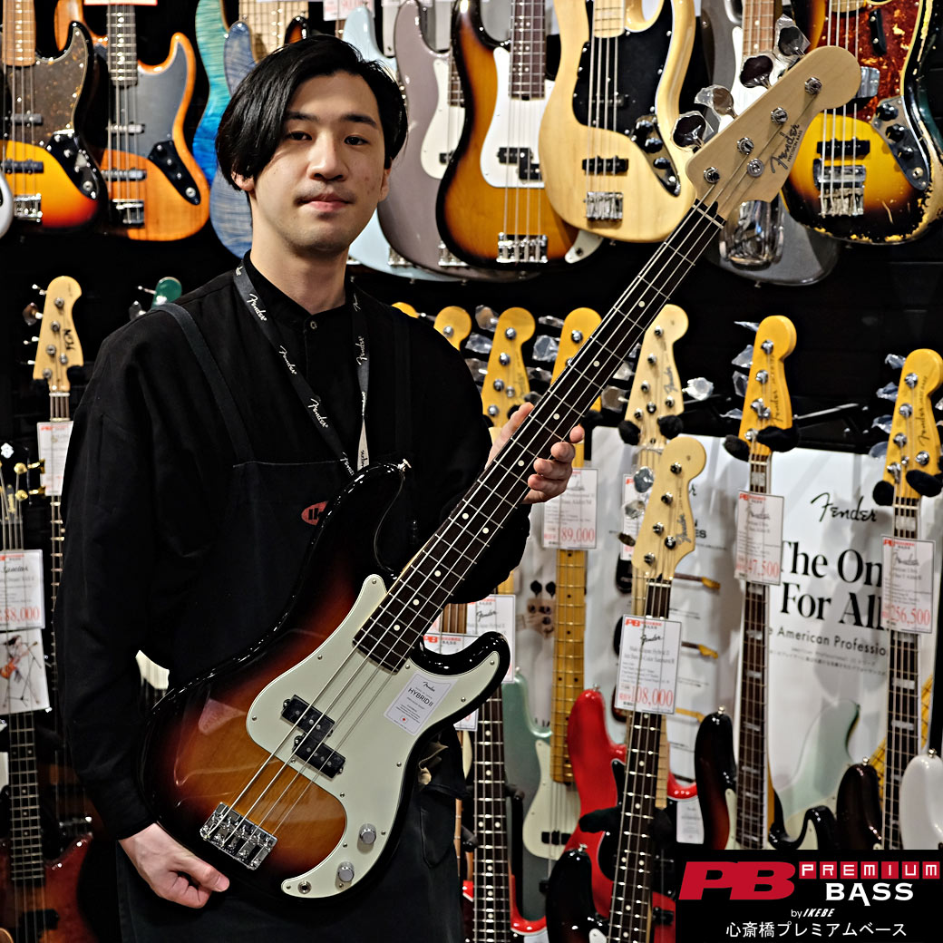 FenderのHybrid IIシリーズのプレシジョンベースのご紹介!モダンらしさ