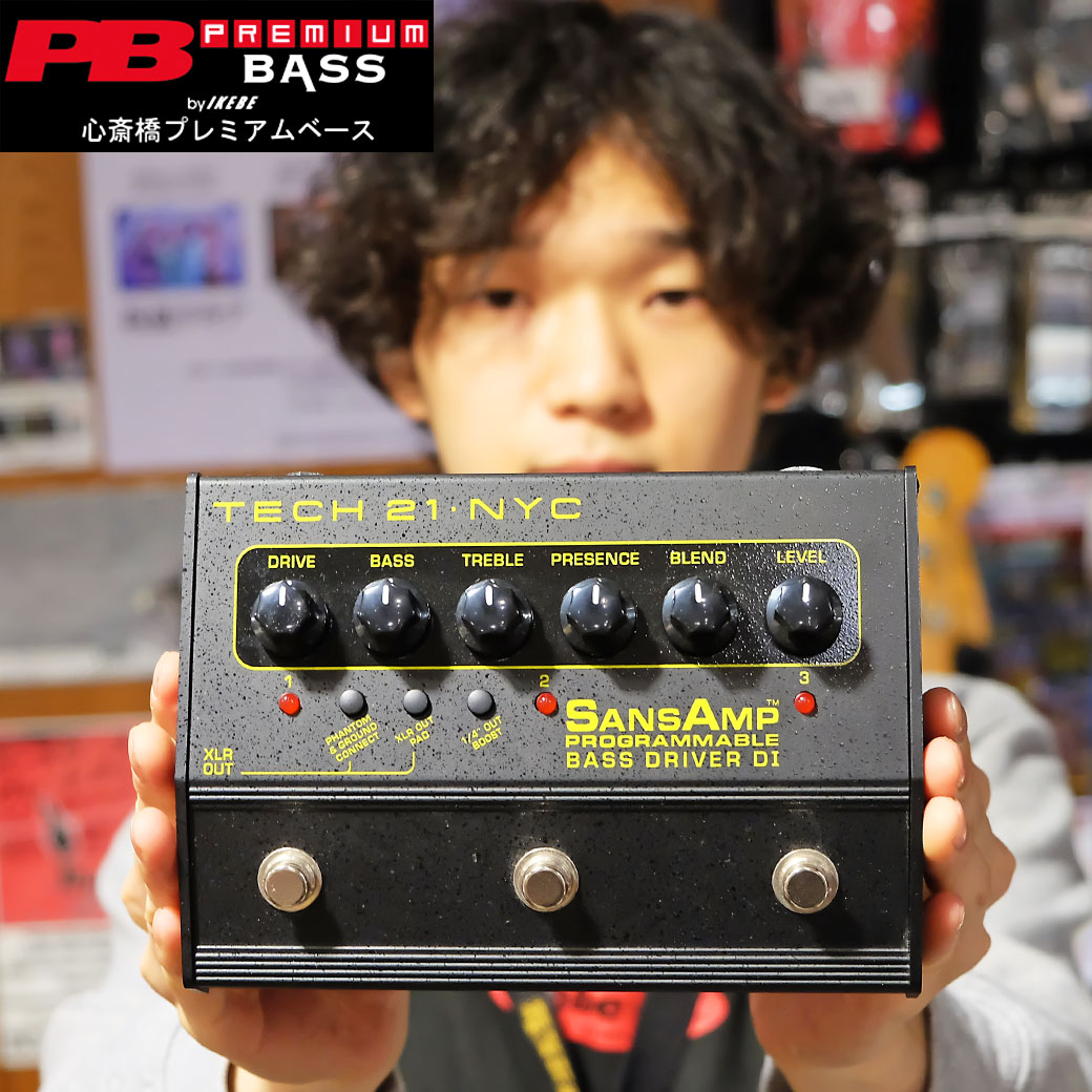 【サンズアンプ】SANSAMP PROGRAMMABLE BASS DRIVER