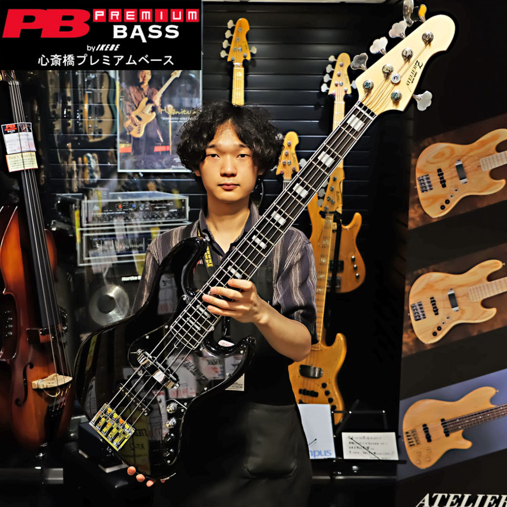 【青木智仁 Tribute Fair開催中!】青木智仁氏の、エボニー指板で仕上がる5弦シグネイチャーモデル、M320!迫力のある低音感を持ち